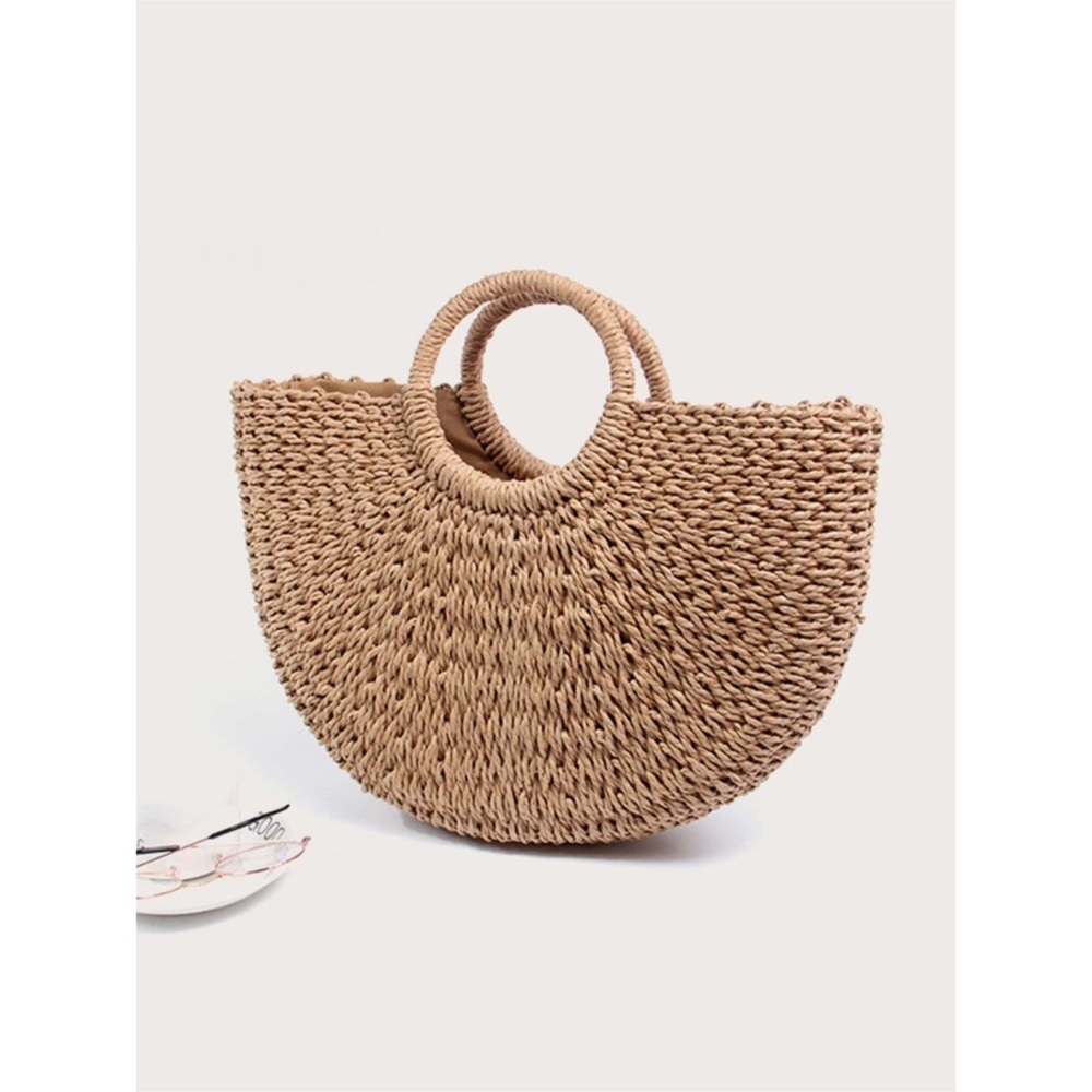 Handmade Straw Tote Bag